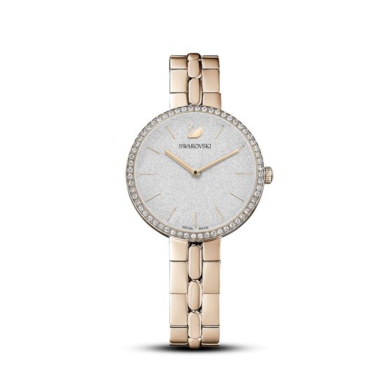 Reloj-Cosmopolitan-brazalete-de-metal-blanco-PVD-tono-oro-champan