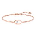 Pulsera-North-blanco-baño-de-oro-rosa