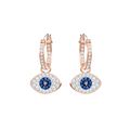 Aretes-de-aro-Duo-Evil-Eye-multicolor-baño-de-oro-rosa