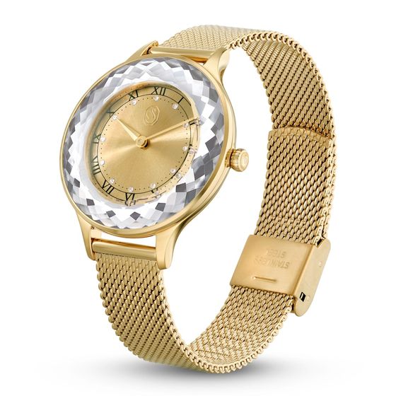 Reloj-Octea-Nova-Fabricado-en-Suiza-Brazalete-de-metal-Tono-dorado-Acabado-tono-oro