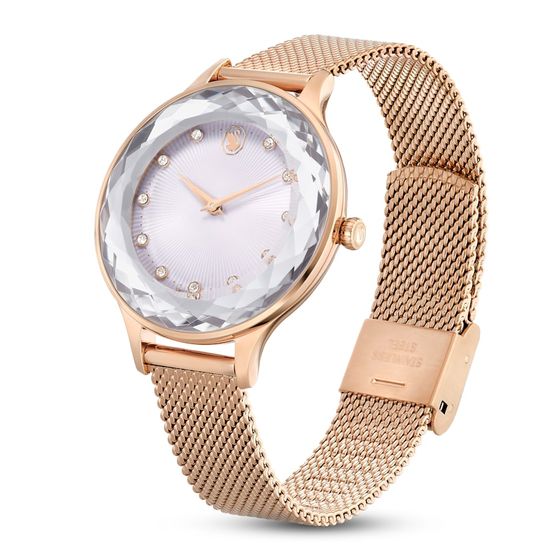 Reloj-Octea-Nova-Fabricado-en-Suiza-Brazalete-de-metal-Tono-oro-rosa-Acabado-tono-oro-rosa