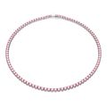 Collar-Matrix-Tennis-Talla-redonda-Pequeño-Rosa-Baño-de-rodio