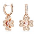 Pendientes-Idyllia-Trebol-Blancos-Baño-tono-oro-rosa